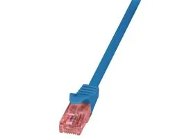 LogiLink Patch kábel PrimeLine, Cat.6, U/UTP, kék, 0,5 m (CQ2026U)