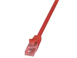 LogiLink Patch kábel PrimeLine, Cat.6, U/UTP, piros, 1 m (CQ2034U)