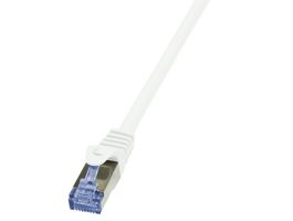 LogiLink Patch kábel PrimeLine, Cat.6A, S/FTP, fehér, 1 m (CQ3031S)