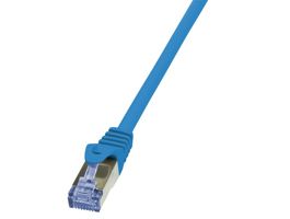 LogiLink Patch kábel PrimeLine, Cat.6A, S/FTP, kék, 0,5 m (CQ3026S)
