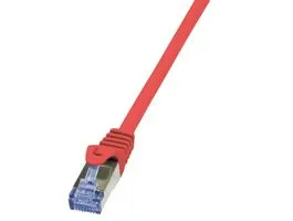 LogiLink Patch kábel PrimeLine, Cat.6A, S/FTP, piros, 3 m (CQ3064S)