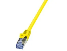 LogiLink Patch kábel PrimeLine, Cat.6A, S/FTP, sárga, 10 m (CQ3097S)