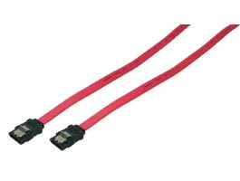 LogiLink SATA kábel, SATA/M - SATA/M, 6 Gbps, piros, 0,5 m (CS0001)