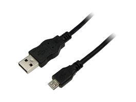 LogiLink USB 2.0 A - Micro USB-B  kábel, 0.6 m (CU0057)