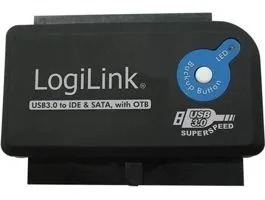 LogiLink USB 3.0 - IDE és SATA Adapter OTB-vel (AU0028A)