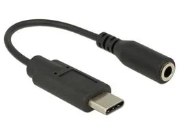 Delock Audio Adapter USB Type-C bemeneti  Stereo Jack kimeneti 14 cm (65842)