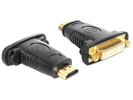 Delock HDMI apa  DVI 24+5 pin anya adapter (65467)