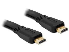Delock High Speed HDMI Ethernet kábel - A apa/apa 3,0m lapos (82671)