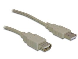 Delock USB 2.0 hosszabbító kábel A/A 1,8 m (82239)