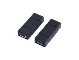 LogiLink USB 3.0 adapter, USB-A/F - USB-A/F, fekete (AU0026)