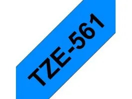 Brother TZe-561 laminált P-touch szalag (36mm) Black on Blue - 8m