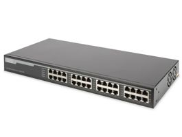 Digitus Gigabit Ethernet PoE+ Injector Hub, 802.3at, 10G
