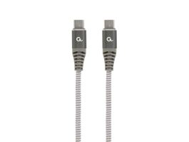 Gembird CC-USB2B-CMCM60-1.5M 60W Type-C Power Delivery (PD) Premium Charging  Data cable 1,5m Grey