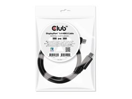 CLUB3D DisplayPort 1.4 HBR3 - DisplayPort 1.4 HBR3 8K/60Hz 1m kábel