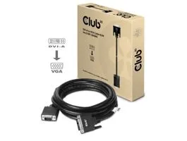 CLUB3D DVI-A - D-SUB 3m kábel