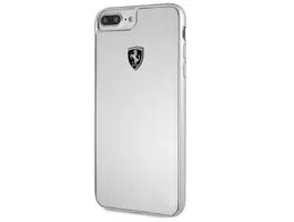 Ferrari Heritage iPhone 7 Plus ezüst kemény aluminium tok