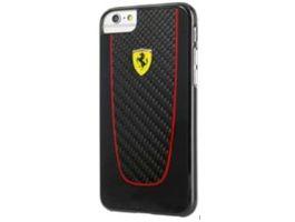 Ferrari SF Pit Stop iPhone 7 fekete valódi karbon tok