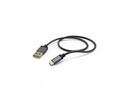 Hama &quot;Elite&quot; 173636 USB 2.0 Type-C- USB A fekete 1,5m adatkábel