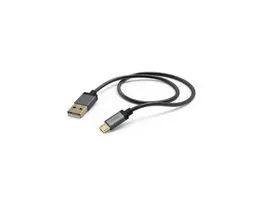 Hama 173625 USB &quot;ELITE - METAL&quot; 1,5m Micro USB adatkábel