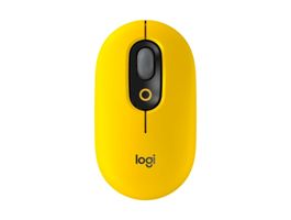 Logitech POP with emoji vezeték nélküli sárga egér