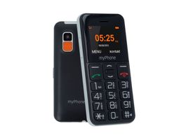 myPhone Halo EASY 1,7&quot; fekete mobiltelefon