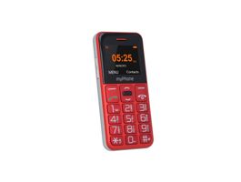 myPhone Halo EASY 1,7&quot; piros mobiltelefon