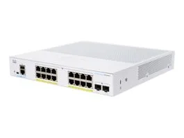 Cisco CBS250-16P-2G 16x GbE PoE+ LAN 2x SFP port L3 menedzselhető PoE+ switch