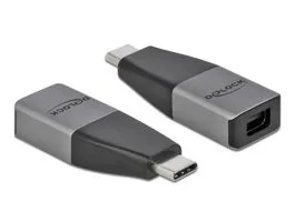 Delock 64121 USB Type-C apa  mini DisplayPort anya 4K 60Hz kompakt adapter