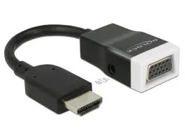 Delock 65587  HDMI-A dugó  VGA hüvely audióval adapter
