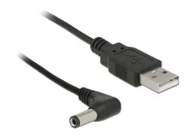 Delock USB tápkábel DC 5,5 x 2,5 mm-es 90 -os apára 1,5 m (85588)
