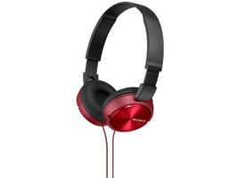 SONY MDRZX310R fejhallgató, piros