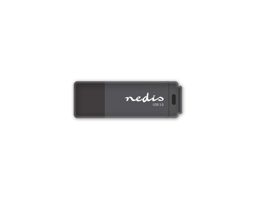 NEDIS USB 3.0 Pendrive 128 GB USB Type-A Olvasási sebesség: 80 MB/s Írás sebesség: 10 MB/s (FDRIU3128BK)