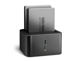 AXAGON ADSA-D25 SuperSpeed USB Dual 2,5&quot; SSD/HDD Mini Dock Black