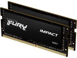 Kingston 32GB/2666MHz DDR-4 (Kit of 2) 1Gx8 FURY Impact (KF426S15IB1K2/32) notebook memória