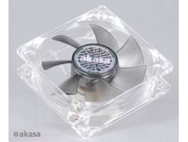 Ventilátor Akasa Ultra Quiet Series 8cm Smokey Black