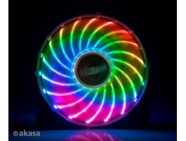 Ventilátor Akasa Vegas 7 LED 12 cm RGB