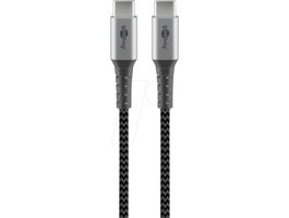 Kábel USB Összekötő Goobay USB 2.0 Type-C (Male) - 2.0 Type-C (Male) 15W 2m