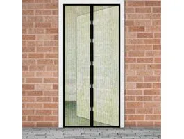 DELIGHT Szúnyogháló függöny ajtóra mágneses 100 x 210 cm Virág mintás