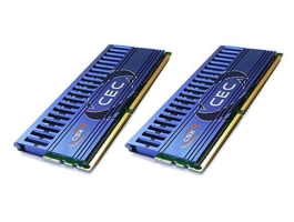 CSX 4GB 2x2GB 1600Mhz DDR3 Overclocking kit memória