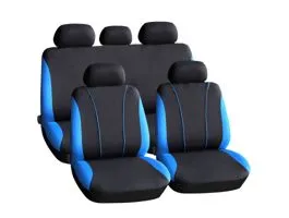 CARGUARD Autós üléshuzat szett - kék / fekete - 9 db-os - HSA001