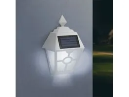 GARDENOFEDEN LED-es szolár fali lámpa - fehér, hidegfehér - 14 x 6,2 x 19 cm