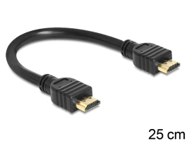 Delock nagy sebességű HDMI Ethernet - A kábel, apa / apa, 25 cm (83352)