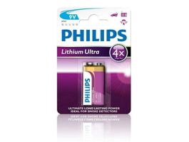 Philips ELEM LÍTIUM ULTRA 9V 1-BLISZTER (6FR61LB1A/10)