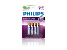 Philips ELEM LÍTIUM ULTRA AAA 4-BLISZTER (FR03LB4A/10)