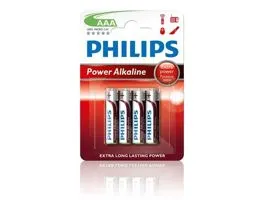 Philips ELEM POWER ALKALI AAA 4-BLISZTER (LR03P4B/10)