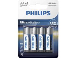 Philips ELEM ULTRA ALKALI AA 4-BLISZTER (LR6E4B/10)
