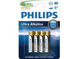 Philips ELEM ULTRA ALKALI AAA 4-BLISZTER (LR03E4B/10)
