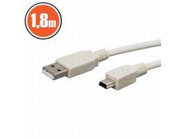 NEXUS USB kábel 2.0 A dugó - B dugó (mini) 1,8 m