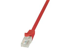LogiLink Patch kábel Econline, Cat.6, U/UTP, piros, 0,5 m (CP2024U)
