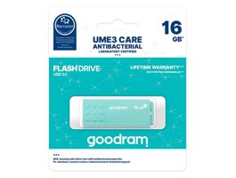 GOODRAM Pendrive 16GB, UME3 CARE USB 3.1, (Antibakteriális ház)